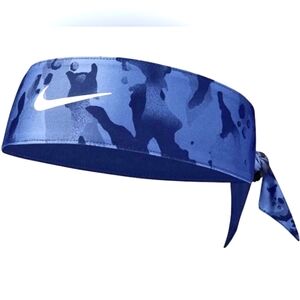 Nike Dry Black Blue Camouflage Headband